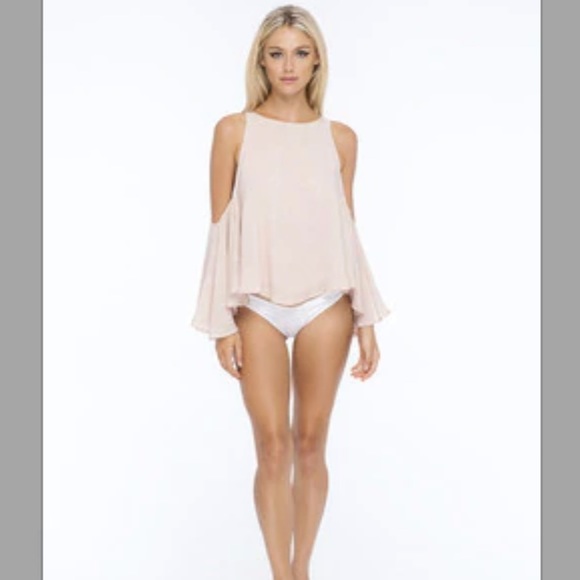 READ DESCRIPTION FOR COLOR Indah Escher Top Silver Blur REVOLVE - Picture 2 of 4